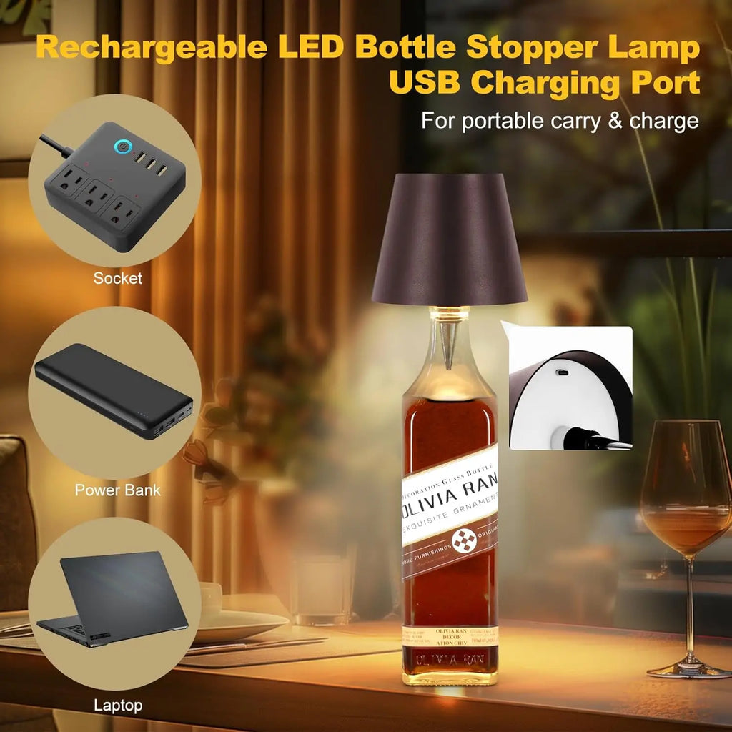 LiquorLit Viral Wireless Bottle Lamp