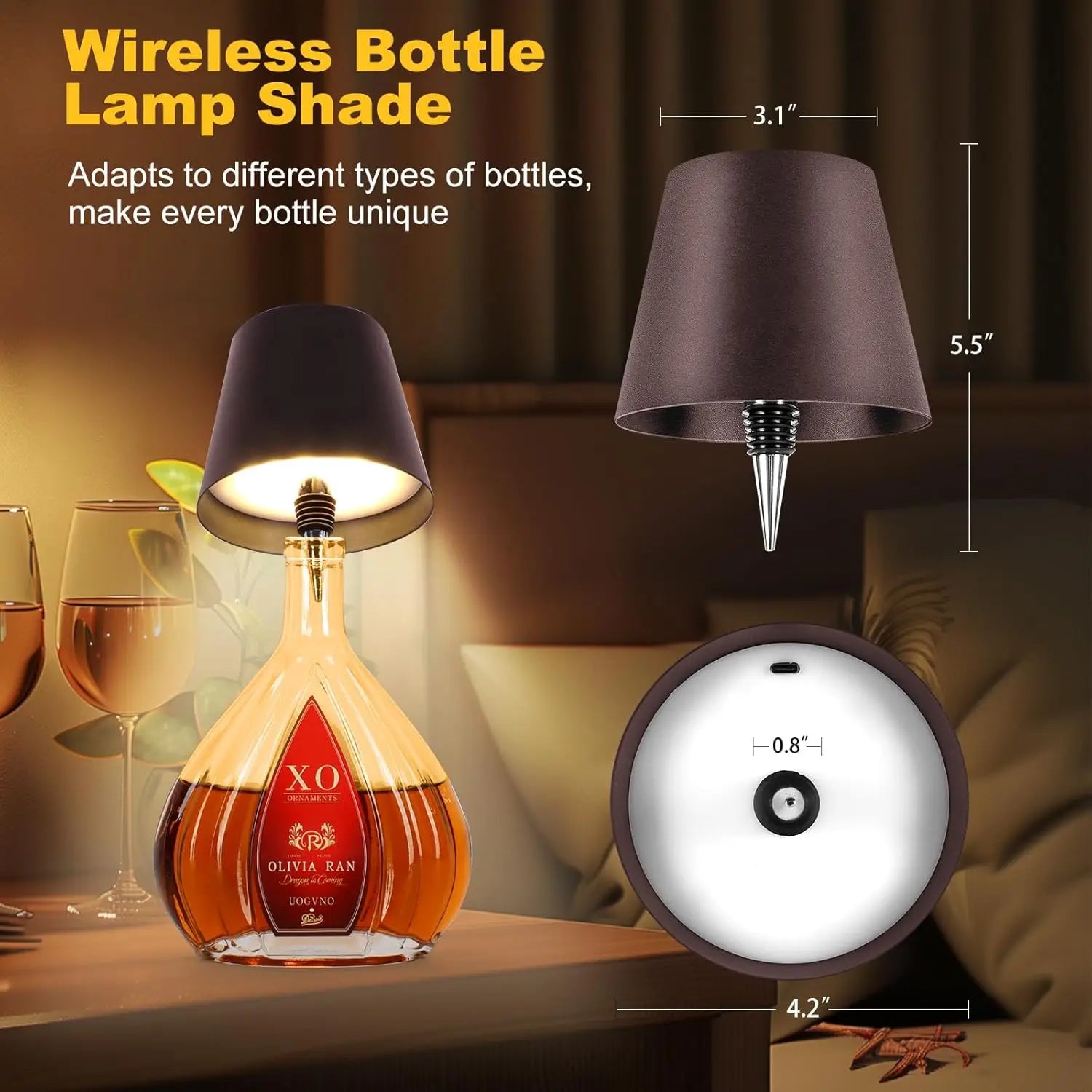 LiquorLit Viral Wireless Bottle Lamp